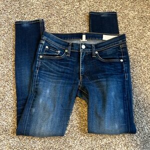 Rag & Bone Skinny Blue Jeans in Kensington Wash Size 27